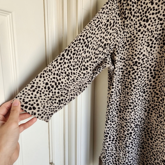 JJill Animal Print Boat Neck Sweater Large Petite - Picture 4 of 11